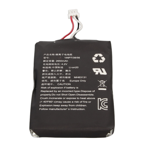 2650 mAh trådløs controller batteribytte batteri til PS 5 Dualsense Controller