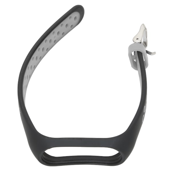 Älykäs ranneke Smartwatch-ranneke Loop-rannekkeen hihna Kaksivärinen Kadonnut Xiaomi Mi Band 6 5 NFC:lle (musta harmaa)