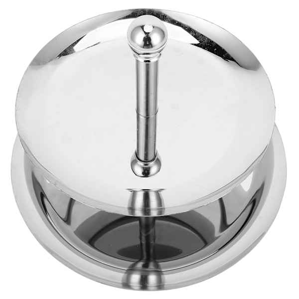 Kagefad i rustfrit stål Cupcake Holder Fest Dessert Display Serveringsfad Stativ 2-niveau