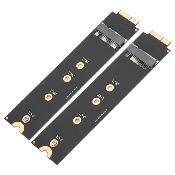 2st för SATA M.2 NGFF SSD till 2010 2011 för OS X Air A1370 A1369 Converter Adapter Card (12+6 kontakter)