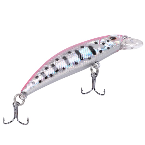 Fiskedrag 3D Vivid Eyes 6,8 cm ABS Plast Slitesterk Naturlig Robust Minnow Lure for Saltvann Ferskvann Farge 7