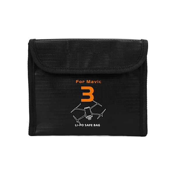 Batterisikker veske Eksplosjonssikker 3 batterier Stor lagringskapasitet pose for DJI Mavic 3 UAV