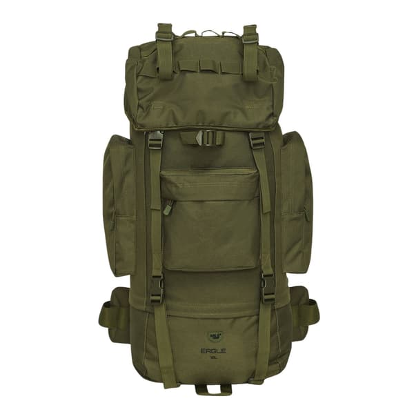Taktinen reppu, Eagle Green, 70L tilavuus 1550