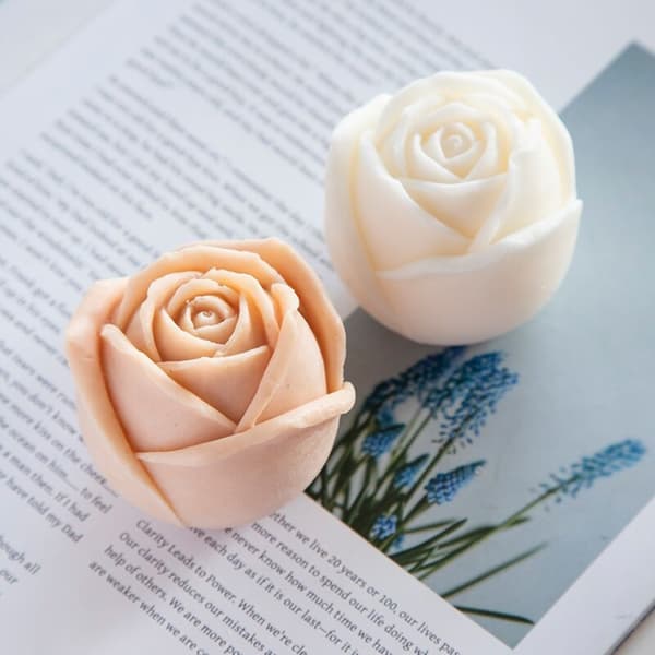6-hulls Rose Mousse Kakeform Feriefest DIY Håndsåpe Sjokolade Bakeform