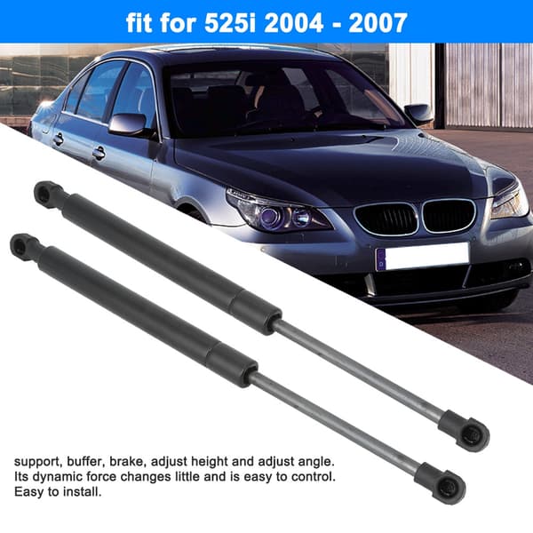 【NX】2 stk. motorhjelmsløftere gasfjedre 51237008745 passer til E60-M5-E61-5-SERIES