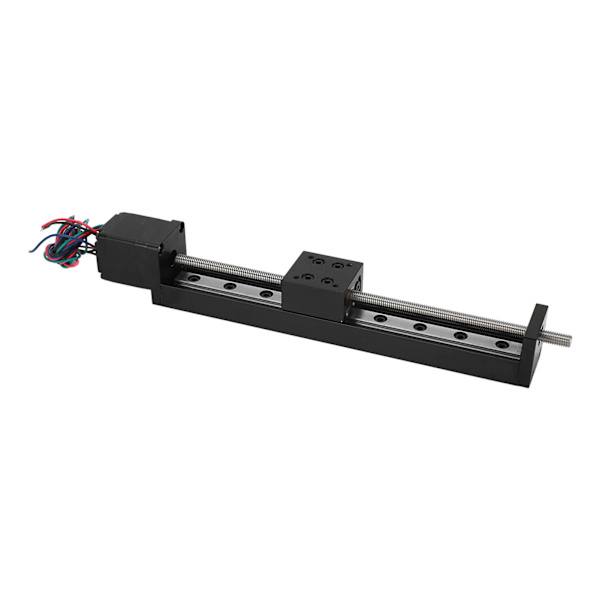 150 mm Slag linjär glidbord Legering Mini hög noggrannhet T-form skruv Enkelskena linjär rörelsesteg för X Y Z-axlar