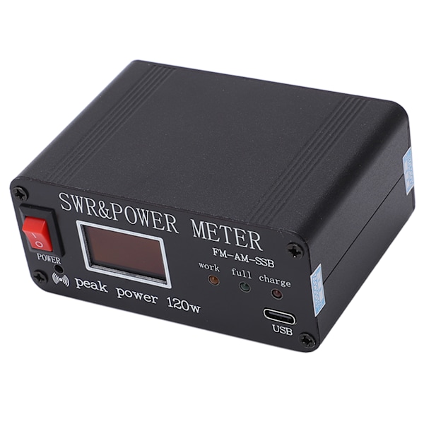Shortwave Power Standing Wavemeter SWR och Power Meter Standing Wavemeter Aluminiumlegering