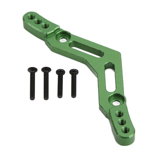 Front Shock Tower Board Aluminiumlegering Front Støddæmperplade til Arrma Granite 1/10 Fjernstyret Bil Grøn
