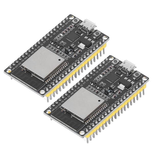 2 stk. ESP32 udviklingskort 2 i 1 Dual Core 2,4 GHz 38PIN udviklingskortmodul
