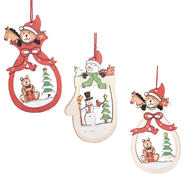 Christmas tre anheng Ornament utstillingsvindu dekorasjon dekor for feiring Party
