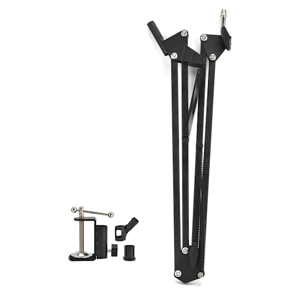 Mikrofonstativ Bordssammenklappelig Teleskopisk Live Metal Stabil Universal Mikrofonholder