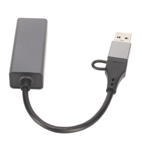 Type C til RJ45 Adapter 10 100 1000 Mbps Selvtilpasnings USB 3.0 2.0 Understøtter USB C til Ethernet Adapter til Bærbar Computer Tablet