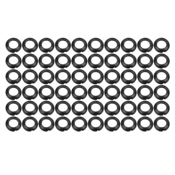 60 stk Fiske Stang Bygging Silikon Elastisk Winding Check Dress Ring Trim Ring Adapter 13MM
