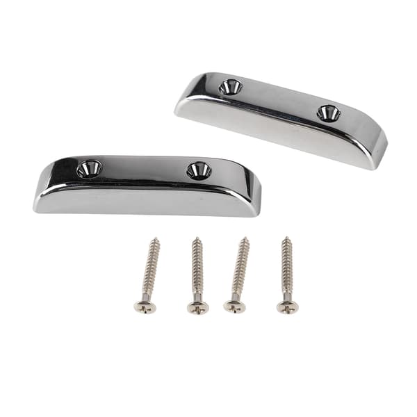 2 st Bas tumstöd Plast Anti-slip Lättvikt Jazzbasgitarr Tumfingerstöd GM04 Silver