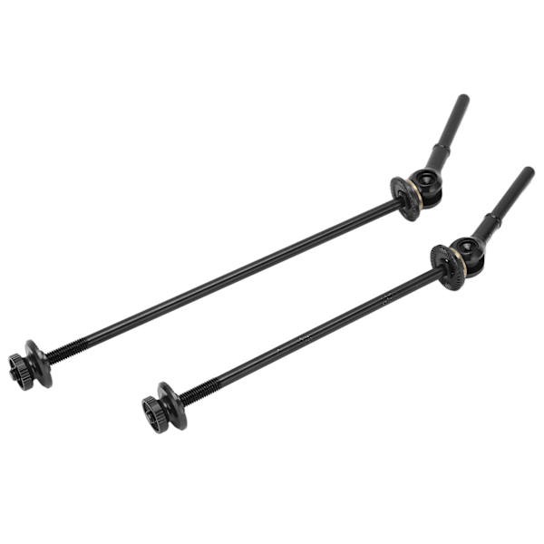 RISK 1 Par MTB Cykelnav Snabbkopplingsstavar Cykel Titanium Legering Axelspett Spak Svart