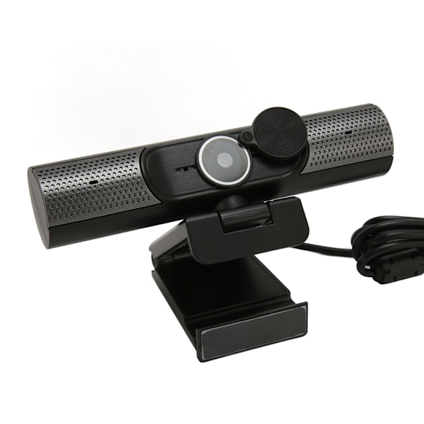 USB-webbkamera 2K 30fps Autofokusering HiFi-högtalare Brusreducering Mic Plug and Play PC-kamera för stationär bärbar dator Videochatt