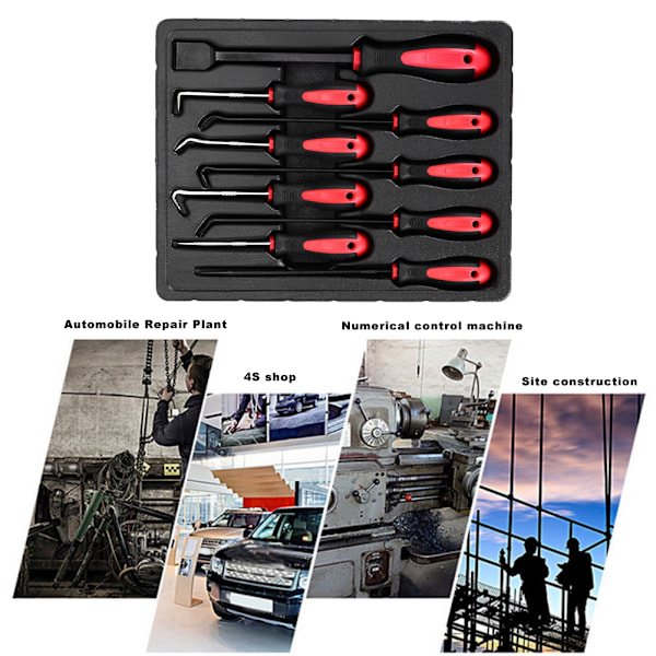 【NX】9st/Set Precision Pick Hook Set O Ring Seal Packning Puller Remover Verktyg Bil Auto