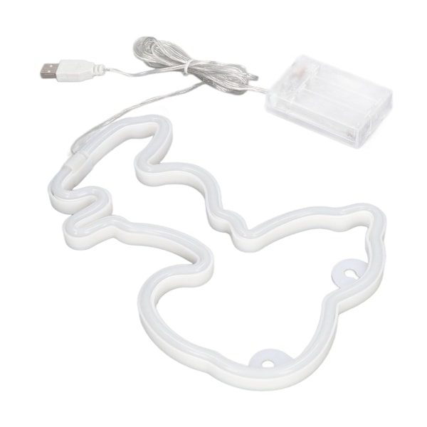 LED-neonvalo Koiran muotoinen neonvalo Paristokäyttöinen USB-virtalähde Sisätilojen seinävalot Juhliin Syntymäpäiville Hääihin Lastenhuoneeseen