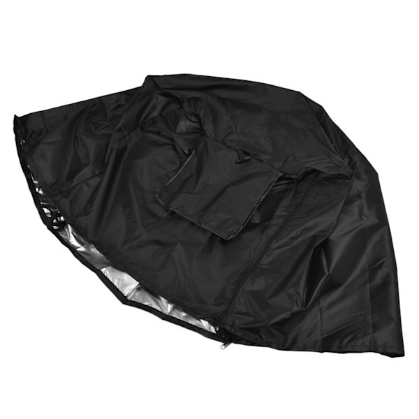 109x76x74cm Hundar Wire Crate Lock Vattentätt Dammtät Pet Bur Cover för inomhus utomhusskydd Svart