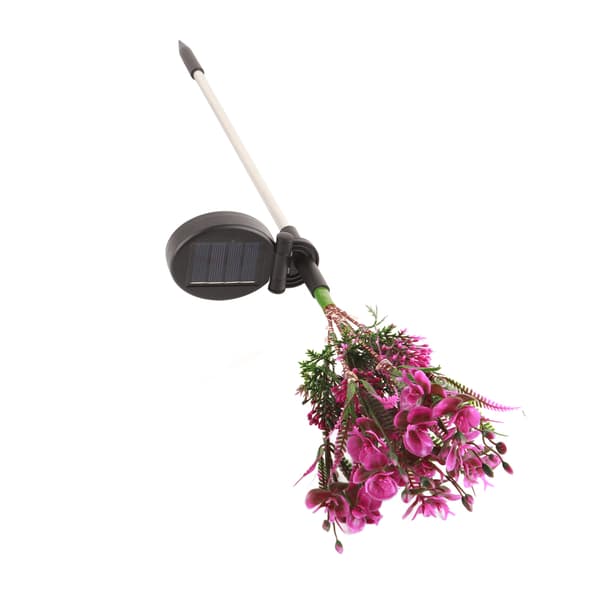 Utendørs lysende Phalaenopsis Ground Insert Dekorative plen Solar Blomsterlys