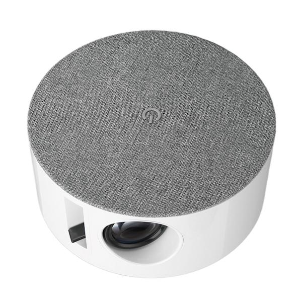 Miniprojektor 1080P FHD 9000 Lumenin valovoima Kaukosäädin Stereokaiuttimet Kannettava projektor perheelle ulkoilmaan 100‑240V EU-pistoke