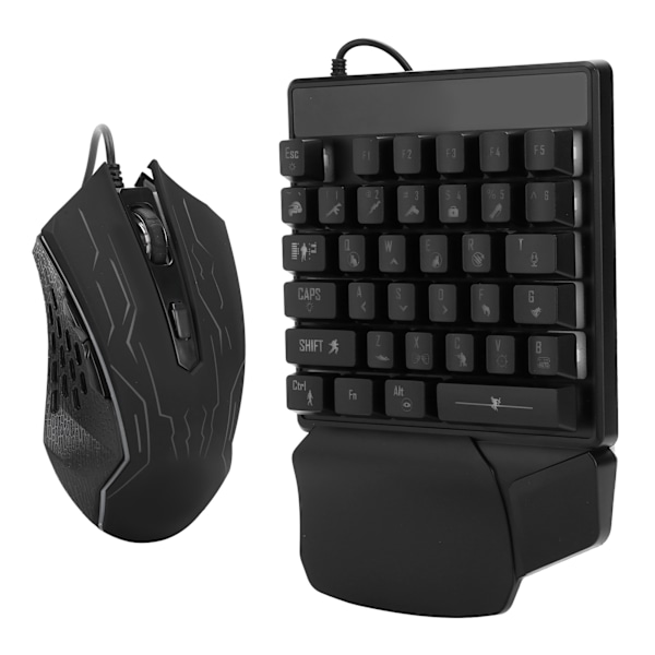 Enhånds Tastatur og Mus Sett Manipulator Feel ESports Universelt Tilbehør JX200