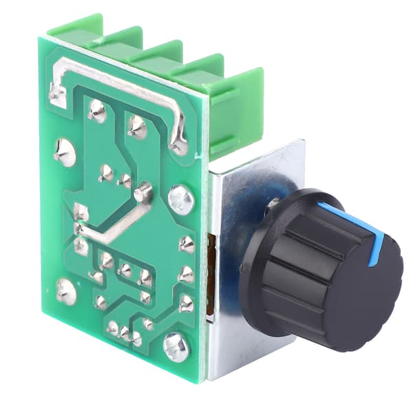 2 stk. AC-motorhastighedsreguleringsmodul PWM justerbar lysdæmperhastighedsspændingsregulator 2000W