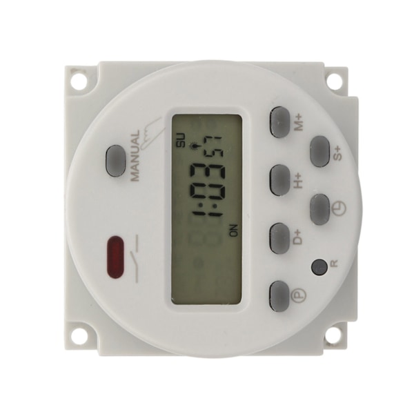 Liten type 7-dagers programmerbar digital visningstimerbryter 1S~168h 5VA(5V DC)
