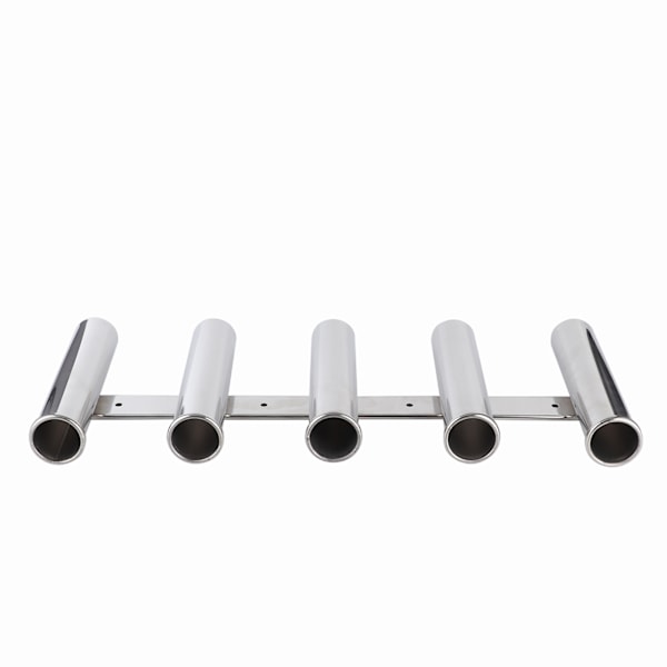 Fiskespø-holder 5 rør Stativ 304 rustfrit stål hardware til Marine Yacht båd