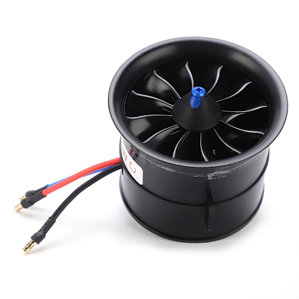 EDF 70 mm 12 Blade Duct 6S 2100KV ESC Speed ​​Controller Set Kompositmaterial til RC Bil CW