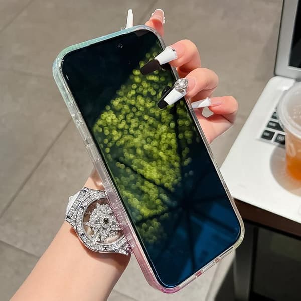 Kompatibel med iPhone 17 Pro Max Skal Ink Gen2 Gradient MagSafe PC Hybrid TPU Blå
