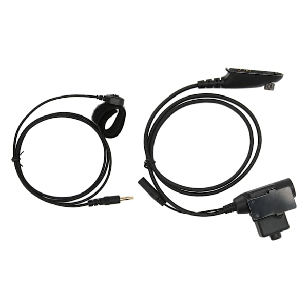 PTT-adapter med ryggklämma Push to Talk-headsetadapter för MOTOROLA Gp140 Gp320 Gp328 Gp329
