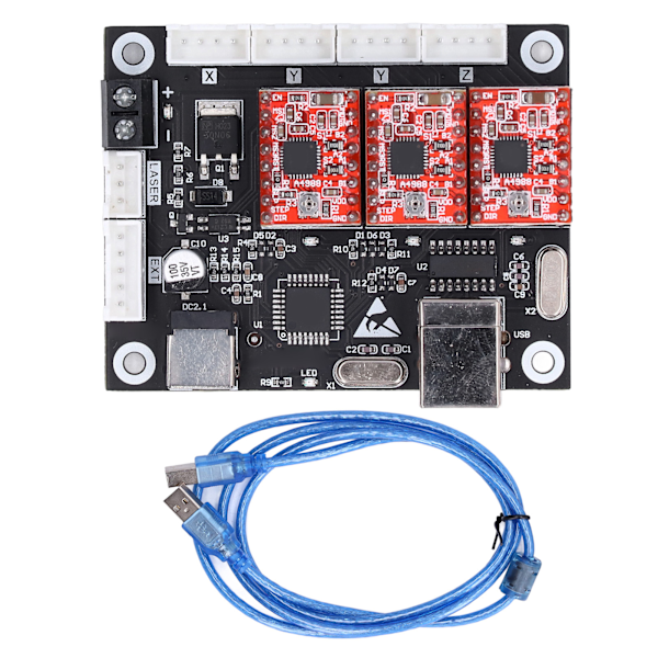 CNC-styrkort Lasergraveringsmaskin Moderkort 3-axlad utrustning Tillbehör