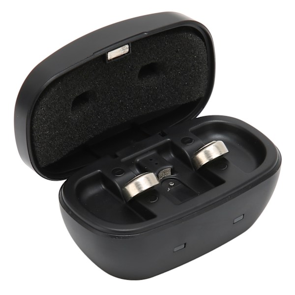 2st A675 knappbatterier USB uppladdningsbar knapp batteriladdningsbox för hörapparater