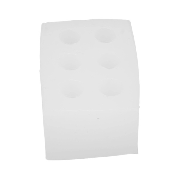 3D-perlelysform Mini DIY Genanvendelig vaskbar silikone lysform til hjemmet