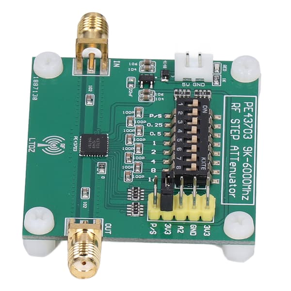 Dæmpermodul Digital RF 9K‑4GHz Båndbredde 0,25dB til 31,75dB PE43703 Tilbehør