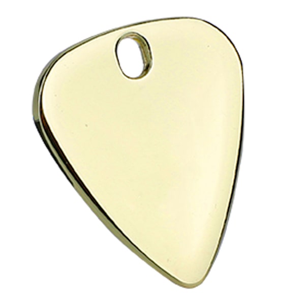 5 stk metalplektrum til guitarmusikinstrumenter tilbehør (guld)