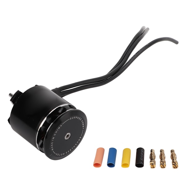 RC Brushless Motor 14 Poler 12 Spor CNC-Frest, Avtakbar Struktur, Outrunner Motorer for 1/10 RC Crawler