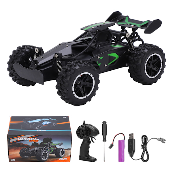 RC Auto 1:18 Mittakaava 2,4 GHZ Kauko-ohjattava Suurnopeus Kilpa-auto Sähköinen leluauto Lapsi Aikuinen Musta