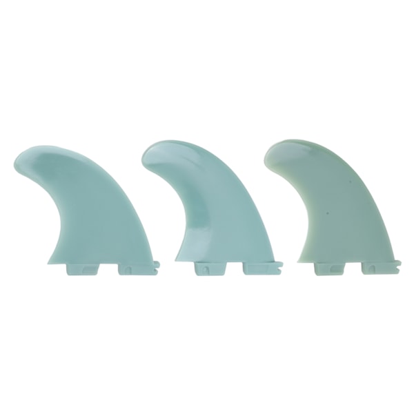 3st Surfbrädefenor PVC Surfing Thruster Fin Set för Longboard Paddleboard Tail Tillbehör