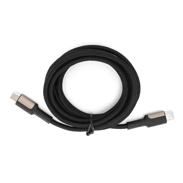KUULAA PD Laddningsdatakabel Nylonflätad Tråd 100W 5A Supersnabb Laddningslinje 3m