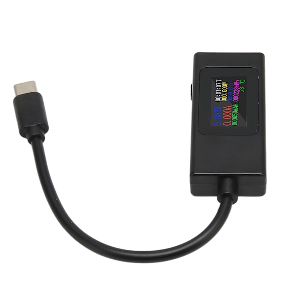 USB-testaaja Ammattimainen Virtajännite Virta-aika Tarkka mittaus Kaksisuuntainen USB C-mittari 4‑30V 0‑6,5A