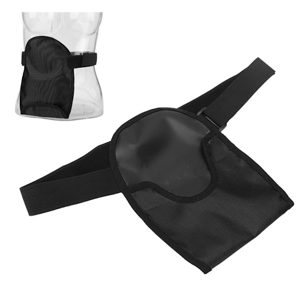 Stomipose Oxford stof Elastisk justerbar strop Stærk bæreevne Stomipose Cover Collection Bag Black