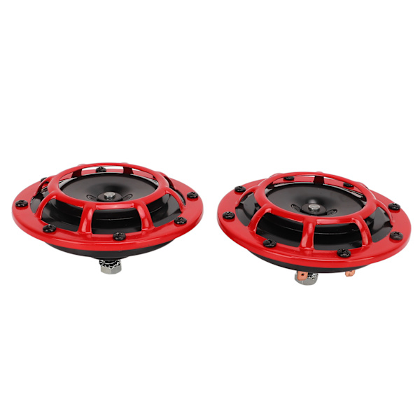 12V 115dB Elektrisk Bilhorn Super Tone Dobbelt Hornsett Universal for Lastebiler Bobiler Motorsykler UTVer ATV