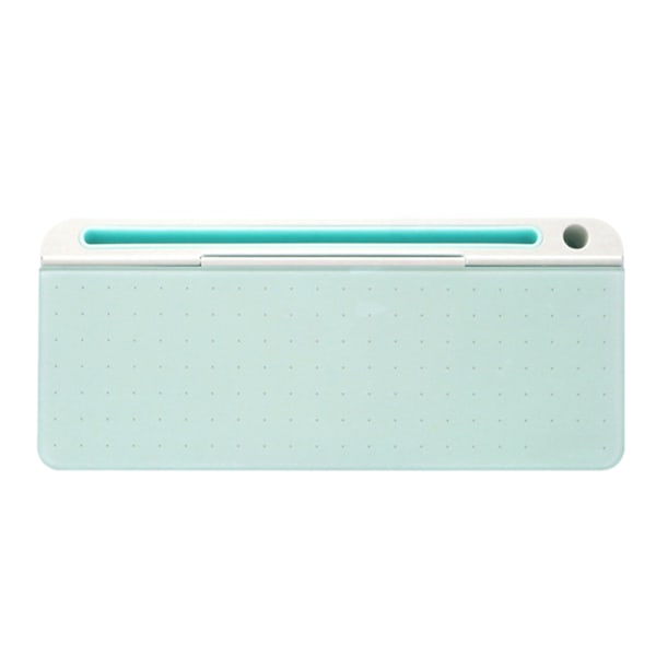 Bordsplade Whiteboard Tørreslet Glas White Board Noteboard Opbevaringsorganisator til Kontor Grøn