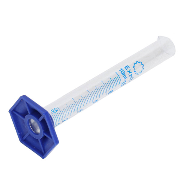 10 stk 10mL målecylinderglas graderet cylindersæt Laboratorieeksperimentudstyr