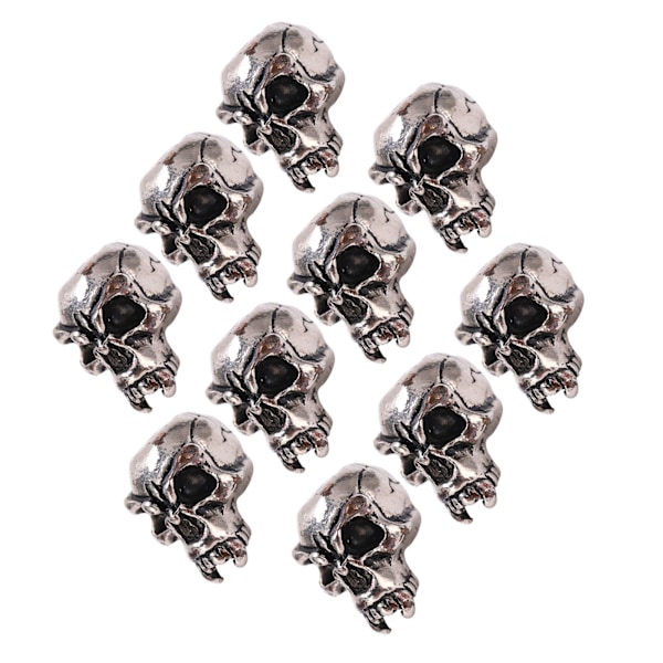 10 st Skull Pendant Paraply Rep Skeleton Skull Pendant för ficklampa Armband Halsband Sladd Pärlor