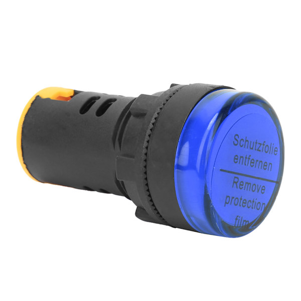 10 stk BERM LED-strømindikatorlampe Halvleder Energibesparende Lampe φ22mm 24V AD16-22d S(Blå)