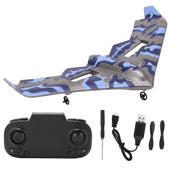 RC Flygplan Glider TY8 fast triangulär vinge 2,4 GHz fjärrkontroll flygplan EPP-skum Kompatibel med tonåringar nybörjare