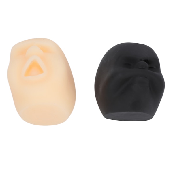 2st Roliga Människoansikte Känslobollar Fidget Stress Relief Squeeze Sensory Toy för Barn Vuxna